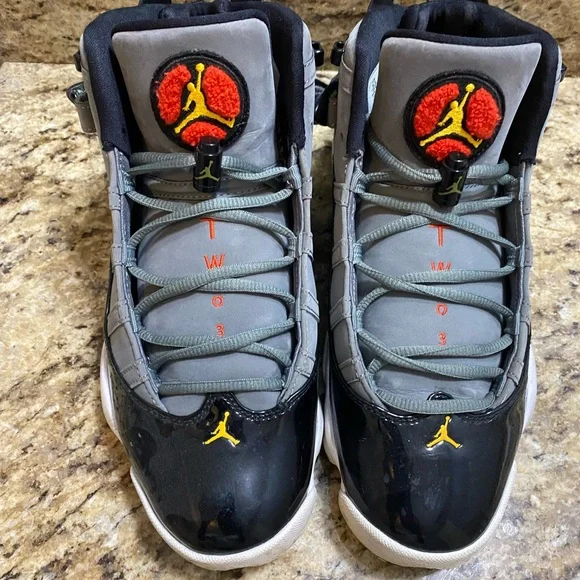 JORDAN RINGS 'LIGHT GRAPHITE', Size- Color- Black, Grey, Worn ONCE